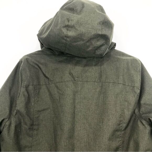 Torrid Olive Green Canvas Zip Up Hooded Winter Anorak Jacket - Picture 10 of 16